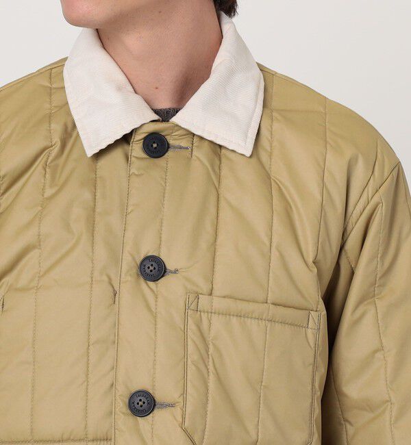 TOMORROWLAND BUYING WEAR「LAVENHAM STUDIO JACKET ピグメントダイ バーティカルキルティングジャケット」|ブルゾン・スタジャン|