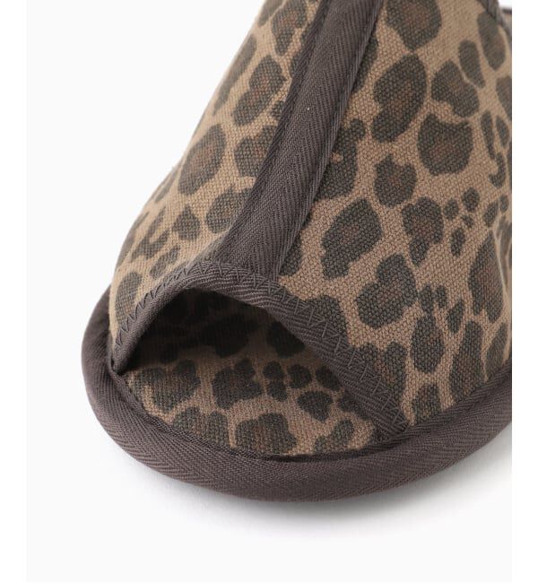 journal standard Furniture「《大阪・WEB限定》SLIPPER LEOPARD M　スリッパ」|ルームシューズ|