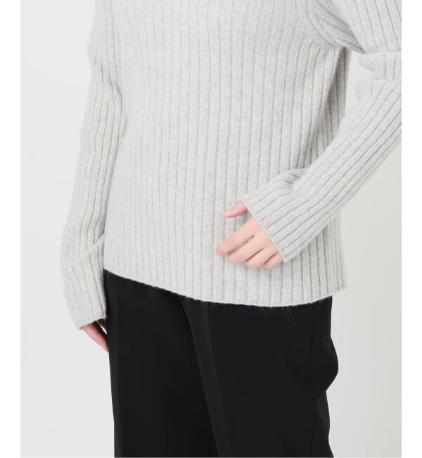 VERMEIL par iena「《予約》EHRECO エレコ Ribbed Top」|ニット・セーター|