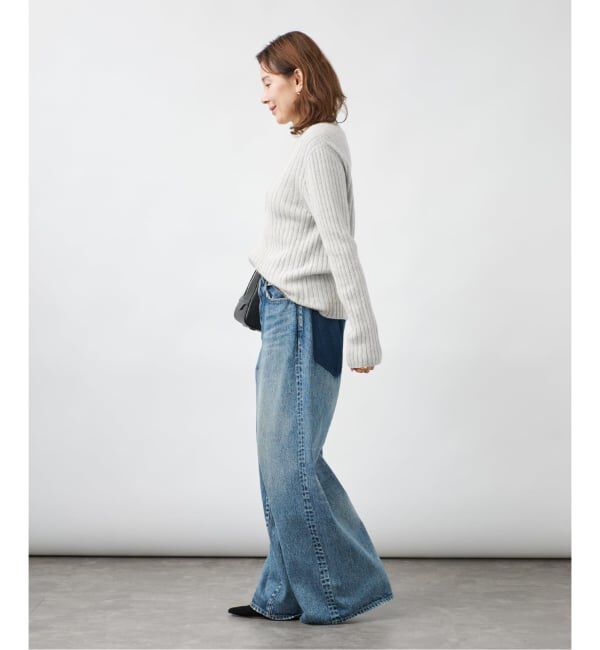 VERMEIL par iena「《予約》EHRECO エレコ Ribbed Top」|ニット・セーター|