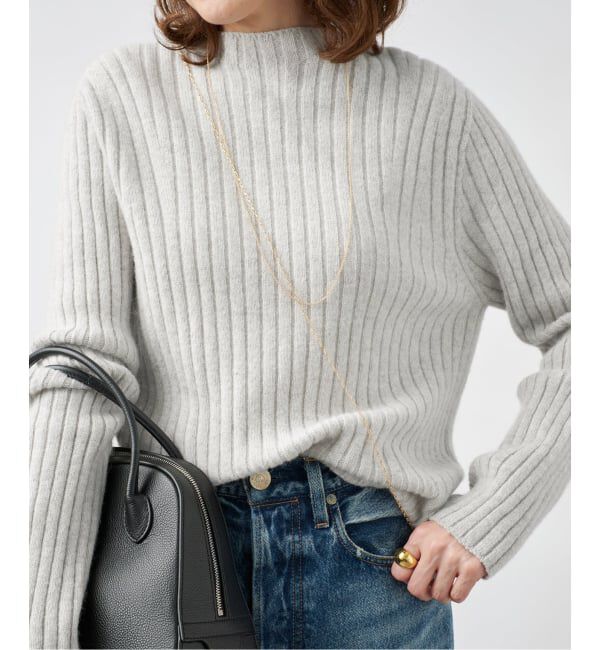 VERMEIL par iena「《予約》EHRECO エレコ Ribbed Top」|ニット・セーター|