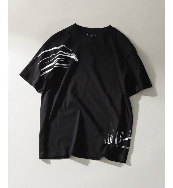 Paris Saint-Germain「【隈 研吾 &times; Paris Saint-Germain】グラフィックプリント Tシャツ」|Tシャツ・カットソー|ブラック