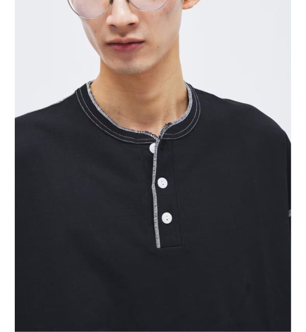 JOURNAL STANDARD「Healthknit / ヘルスニット 別注 ヘンリーネックTシャツ」|Tシャツ・カットソー|