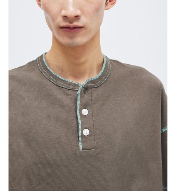 JOURNAL STANDARD「Healthknit / ヘルスニット 別注 ヘンリーネックTシャツ」|Tシャツ・カットソー|