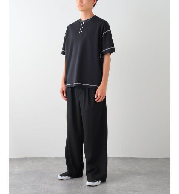 JOURNAL STANDARD「Healthknit / ヘルスニット 別注 ヘンリーネックTシャツ」|Tシャツ・カットソー|