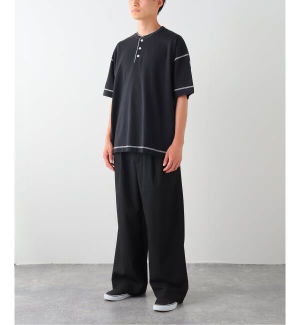 JOURNAL STANDARD「Healthknit / ヘルスニット 別注 ヘンリーネックTシャツ」|Tシャツ・カットソー|