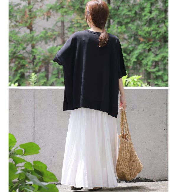 JOURNAL STANDARD relume「《追加8》接触冷感/ウォッシャブルクールポンチョプルオーバー」|ニット・セーター|