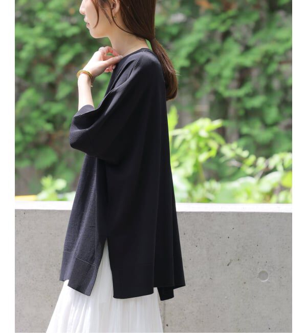 JOURNAL STANDARD relume「《追加8》接触冷感/ウォッシャブルクールポンチョプルオーバー」|ニット・セーター|