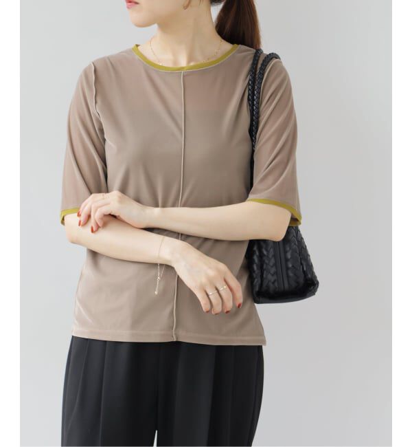 JOURNAL STANDARD relume「バイカラーベロアTEE」|Tシャツ・カットソー|