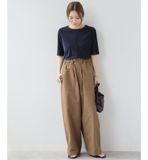 JOURNAL STANDARD relume「バイカラーベロアTEE」|Tシャツ・カットソー|