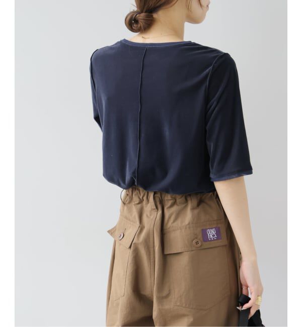 JOURNAL STANDARD relume「バイカラーベロアTEE」|Tシャツ・カットソー|