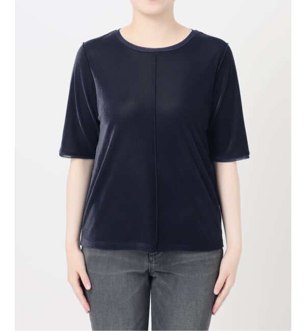 JOURNAL STANDARD relume「バイカラーベロアTEE」|Tシャツ・カットソー|