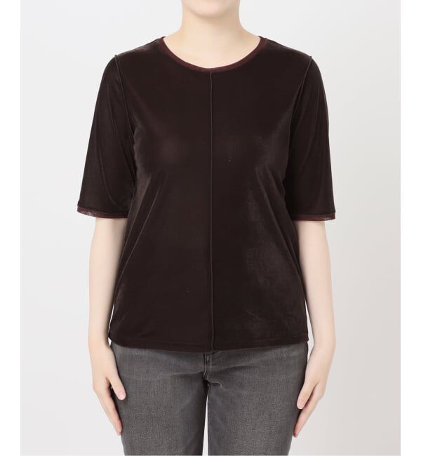 JOURNAL STANDARD relume「バイカラーベロアTEE」|Tシャツ・カットソー|