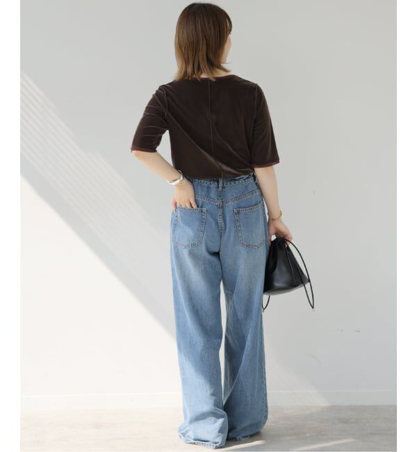 JOURNAL STANDARD relume「バイカラーベロアTEE」|Tシャツ・カットソー|