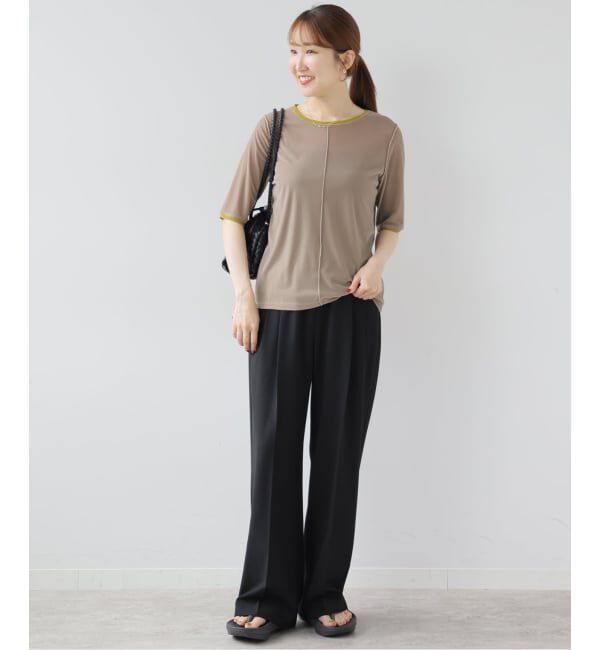 JOURNAL STANDARD relume「バイカラーベロアTEE」|Tシャツ・カットソー|
