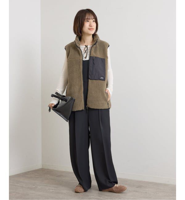 U by SPICK&SPAN「《予約》TAION / タイオン MOUNTAIN BOA FLEECE HIGH NECK VEST」|その他|