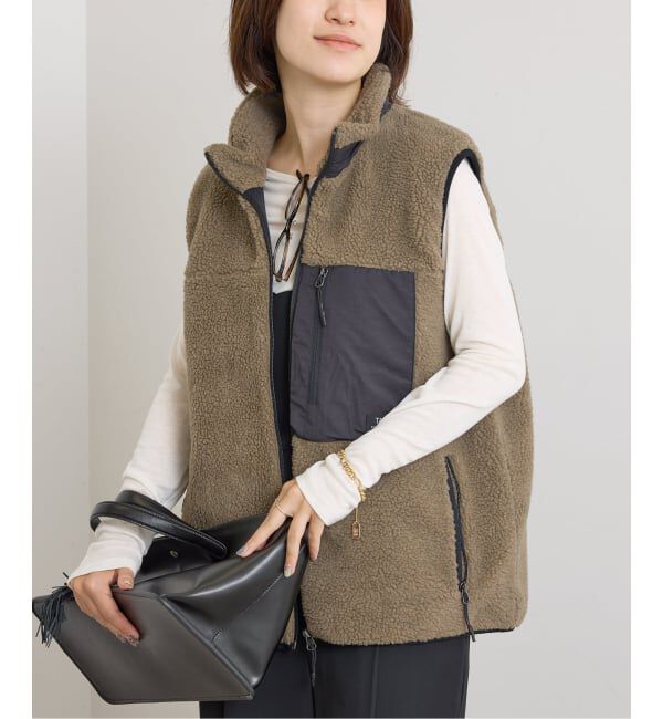 U by SPICK&SPAN「《予約》TAION / タイオン MOUNTAIN BOA FLEECE HIGH NECK VEST」|その他|