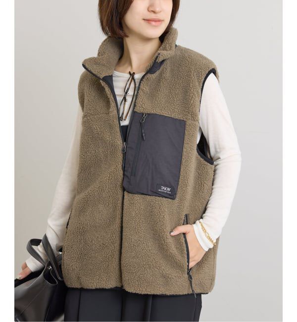 U by SPICK&SPAN「《予約》TAION / タイオン MOUNTAIN BOA FLEECE HIGH NECK VEST」|その他|