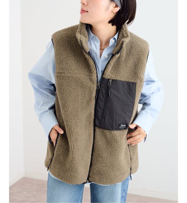 U by SPICK&SPAN「《予約》TAION / タイオン MOUNTAIN BOA FLEECE HIGH NECK VEST」|その他|
