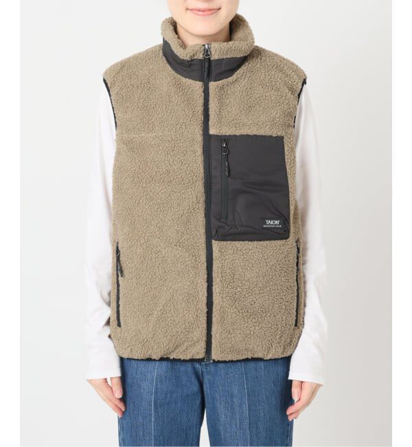 U by SPICK&SPAN「《予約》TAION / タイオン MOUNTAIN BOA FLEECE HIGH NECK VEST」|その他|