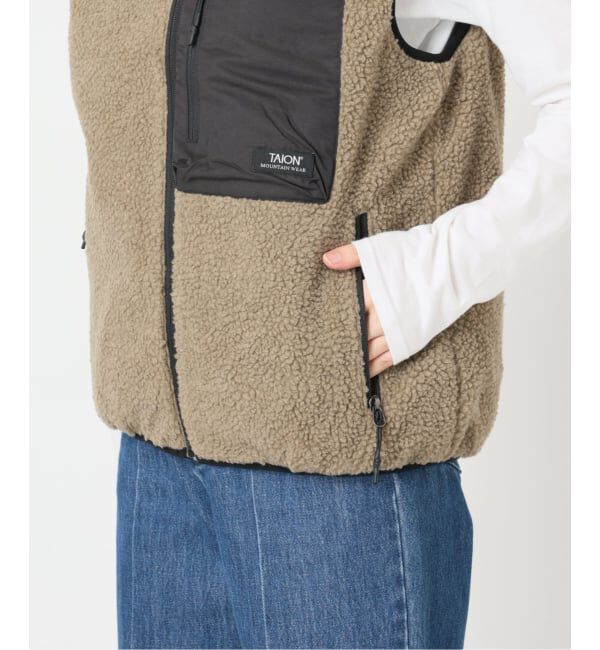 U by SPICK&SPAN「《予約》TAION / タイオン MOUNTAIN BOA FLEECE HIGH NECK VEST」|その他|