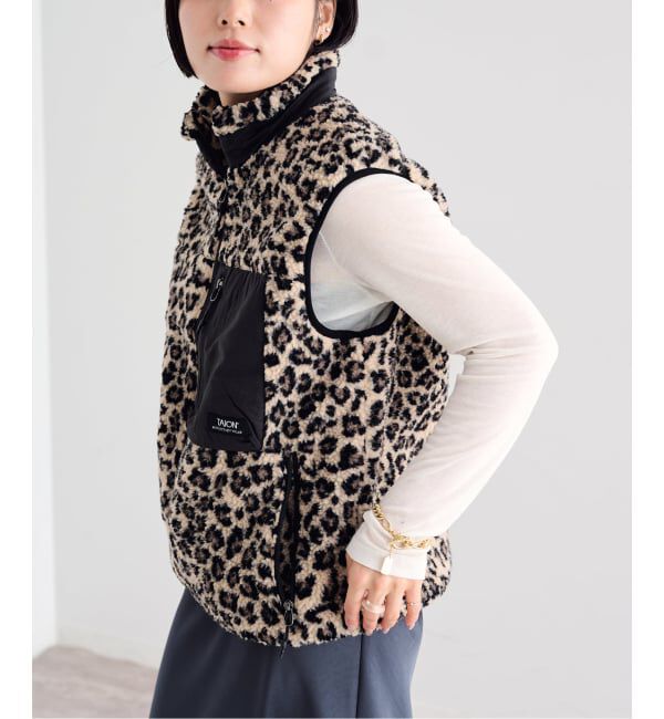 U by SPICK&SPAN「《予約》TAION / タイオン MOUNTAIN BOA FLEECE HIGH NECK VEST」|その他|