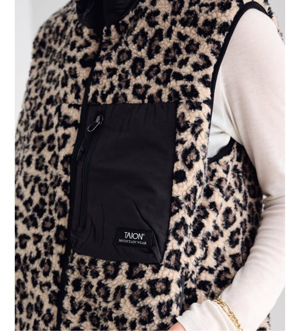 U by SPICK&SPAN「《予約》TAION / タイオン MOUNTAIN BOA FLEECE HIGH NECK VEST」|その他|