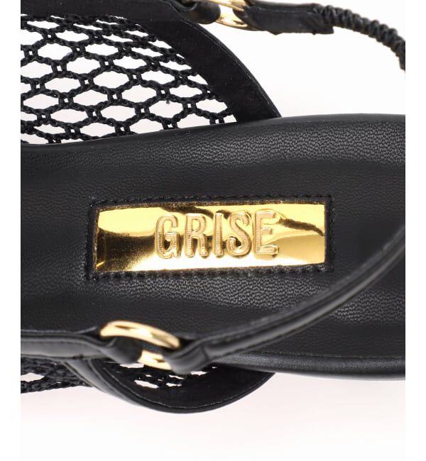 GRISE「《追加/WEB+一部店舗限定》GRISE5cmポインテッドメッシュスリングバック」|パンプス|