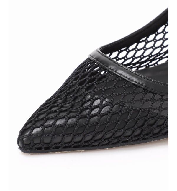 GRISE「《追加/WEB+一部店舗限定》GRISE5cmポインテッドメッシュスリングバック」|パンプス|