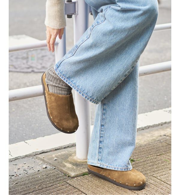  「レザースタッズクロッグ」|その他|