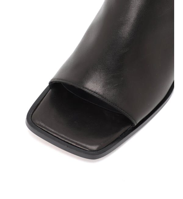 GRISE「《WEB+一部店舗限定》GRISE6cmレザーハイバンプウェッジミュールサンダル」|サンダル|