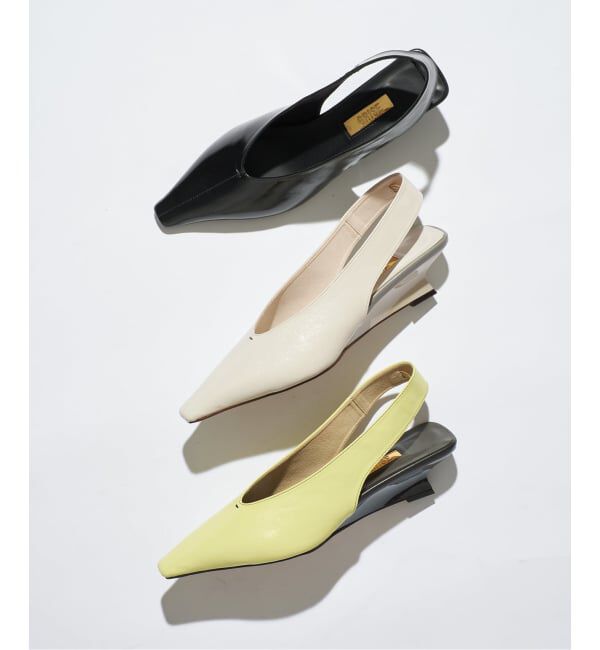 GRISE「《WEB+一部店舗限定》GRISE4cmハイバンプスリングバック」|パンプス|