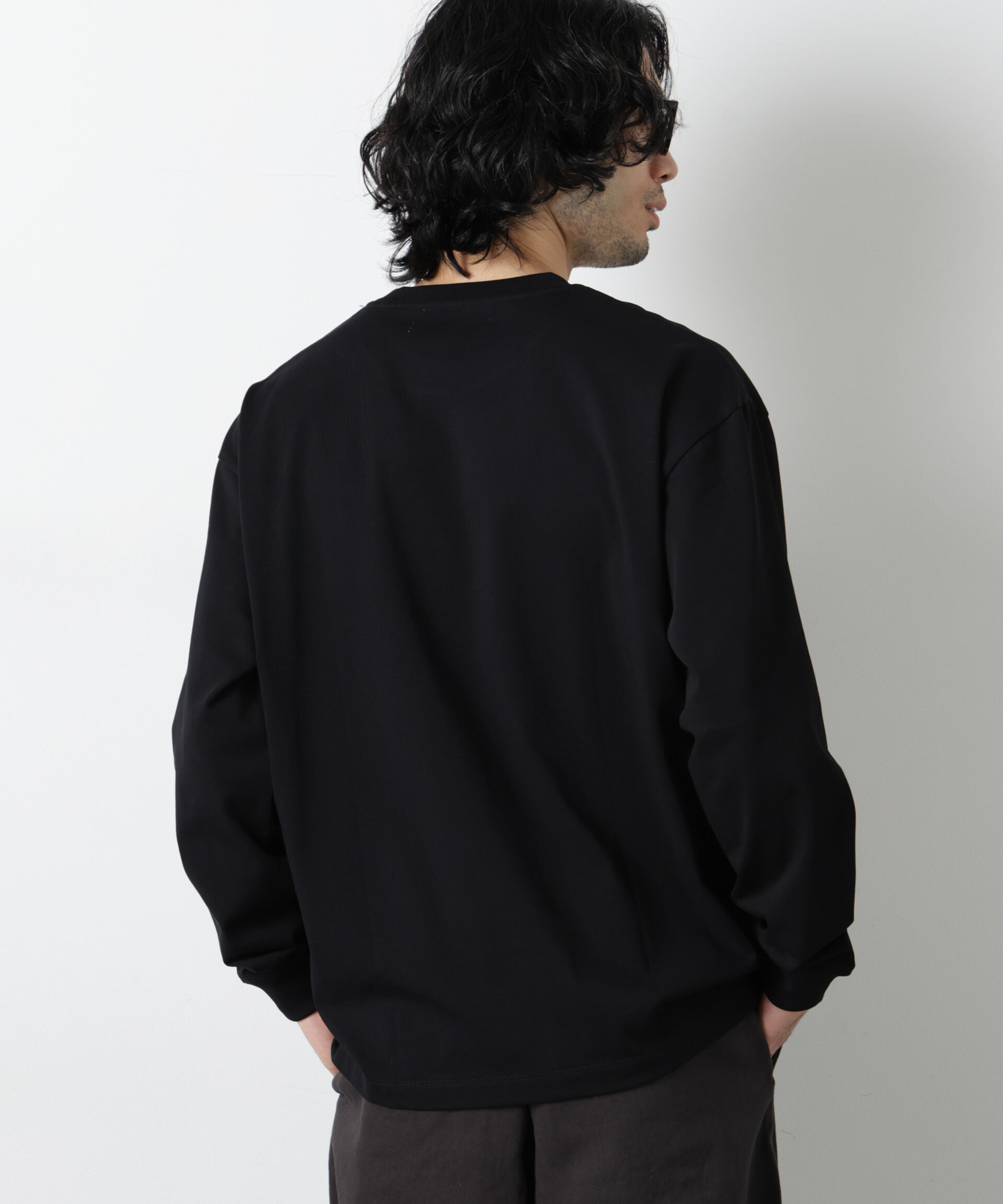 NANO universe「ナノベアＴシャツ 長袖 スピードスケート」|Tシャツ・カットソー|