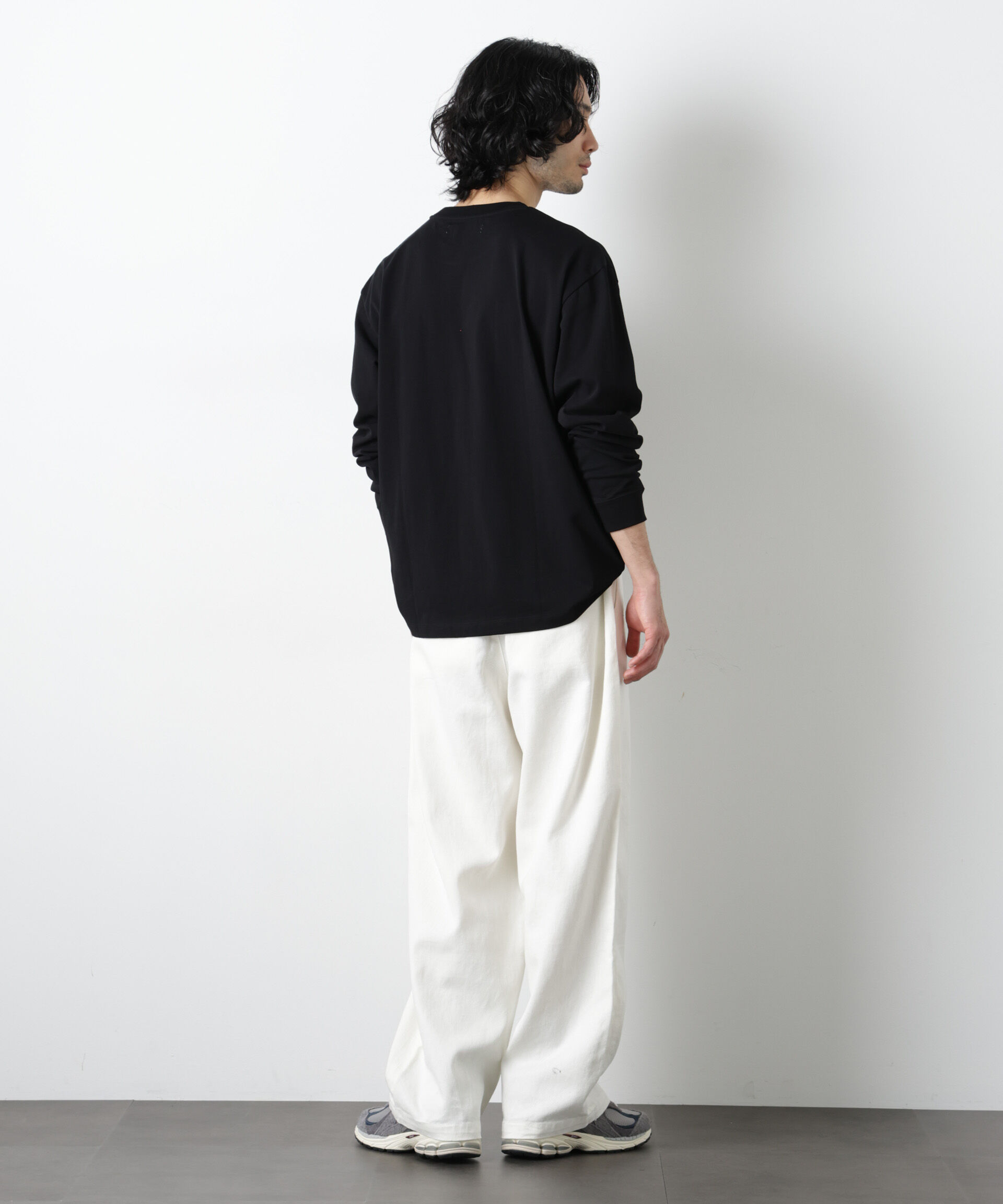 NANO universe「ナノベアＴシャツ 長袖 スピードスケート」|Tシャツ・カットソー|
