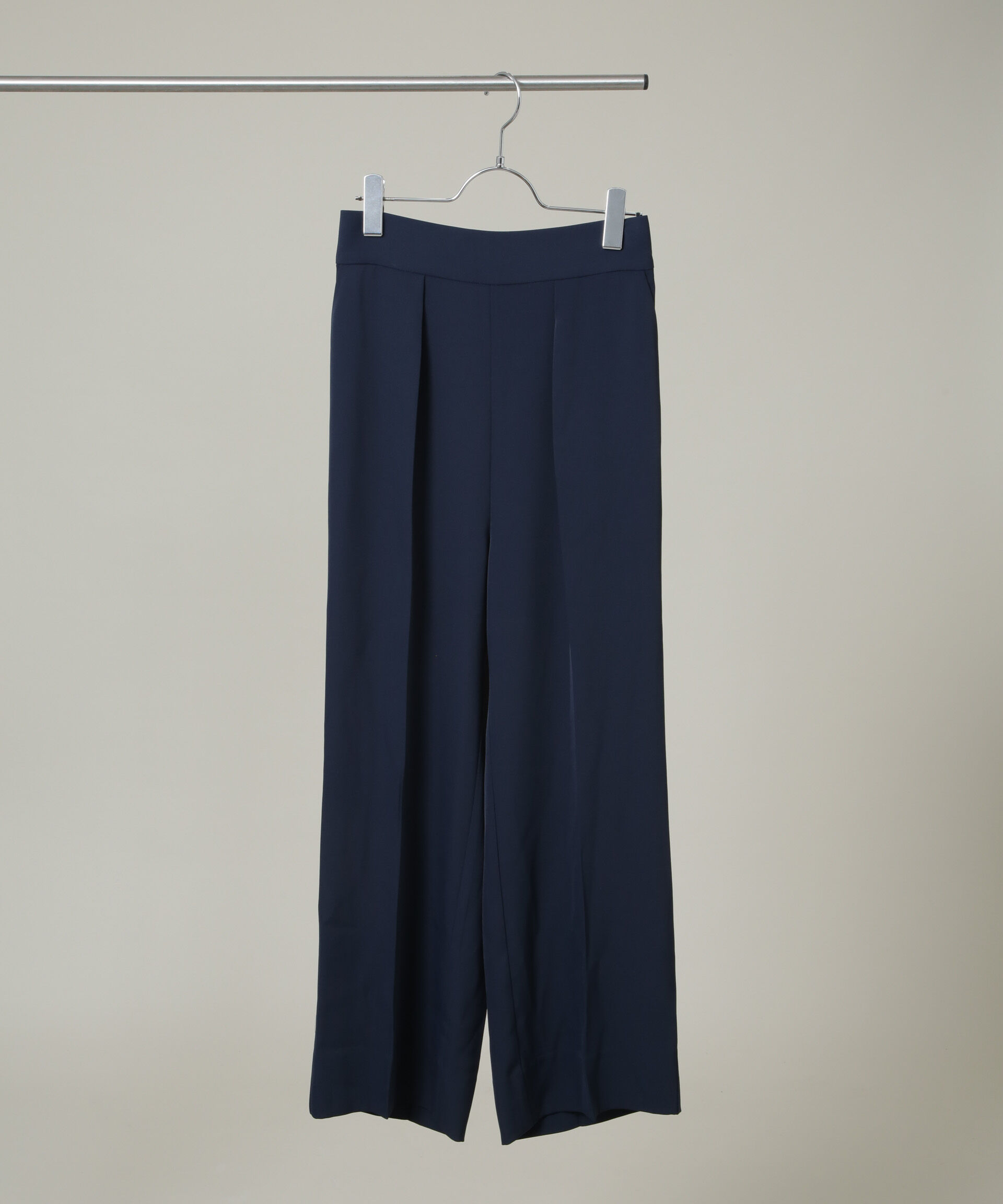 NANO universe「troisieme chaco/DOUBLE CLOTH パンツ」|チノ|ネイビー