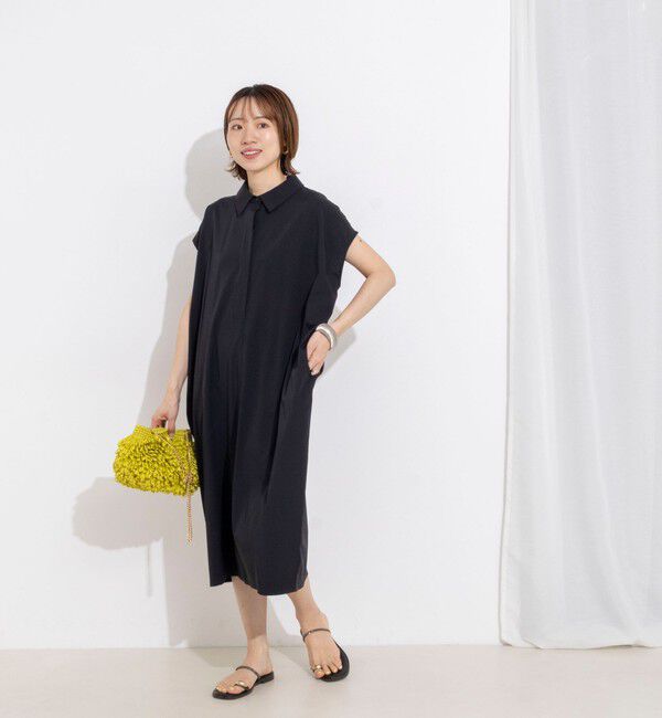 NOLLEY'S「ウォッシャブル襟付きコクーンワンピース」|ワンピース|