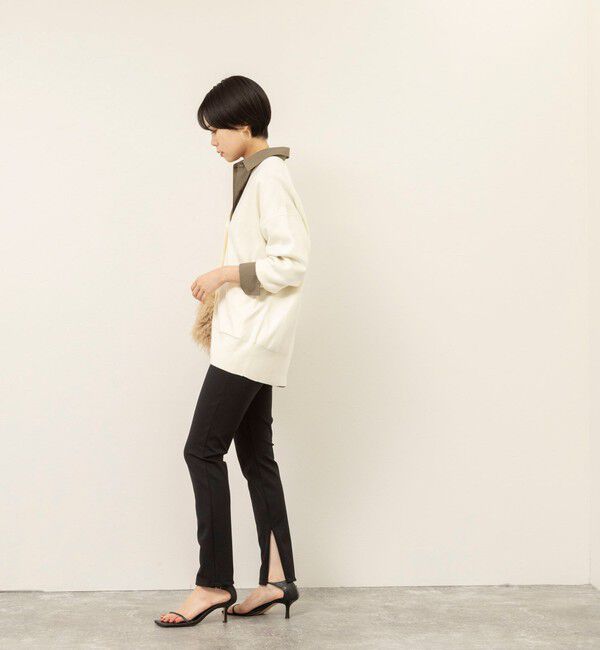 NOLLEY'S sophi「【WEB限定】《手洗い可能》総針ビックVネックカーディガン」|カーディガン|