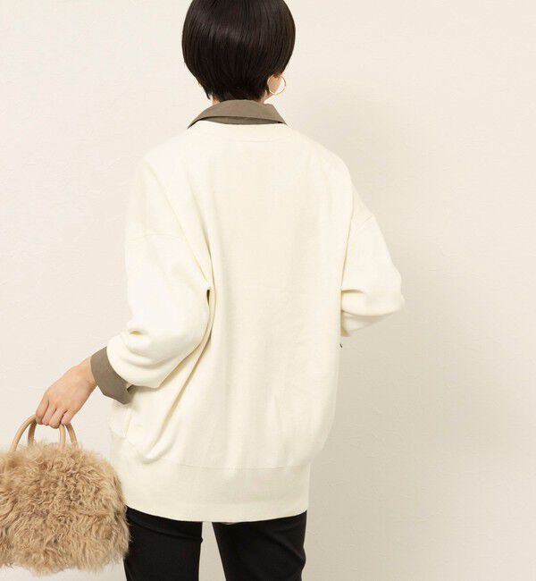 NOLLEY'S sophi「【WEB限定】《手洗い可能》総針ビックVネックカーディガン」|カーディガン|