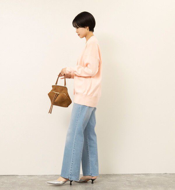 NOLLEY'S sophi「【WEB限定】《手洗い可能》総針ビックVネックカーディガン」|カーディガン|