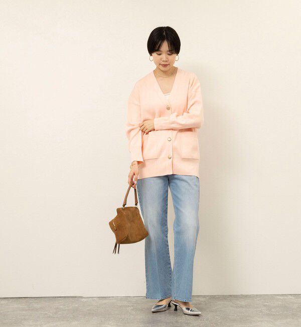 NOLLEY'S sophi「【WEB限定】《手洗い可能》総針ビックVネックカーディガン」|カーディガン|