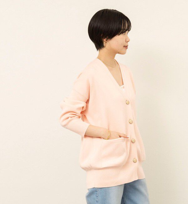 NOLLEY'S sophi「【WEB限定】《手洗い可能》総針ビックVネックカーディガン」|カーディガン|