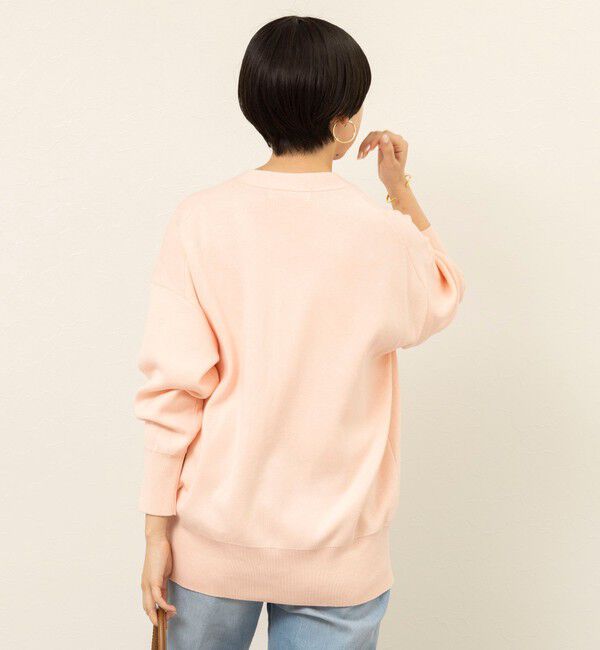 NOLLEY'S sophi「【WEB限定】《手洗い可能》総針ビックVネックカーディガン」|カーディガン|