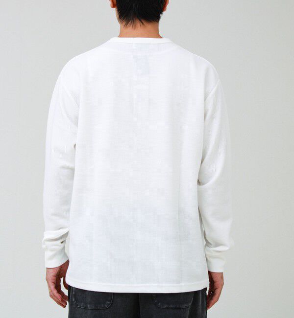 GLOSTER「ワッフルヘンリーネックロンＴ」|Tシャツ・カットソー|