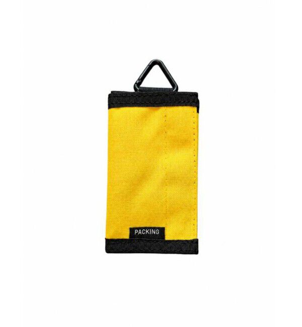 GLOSTER「【PACKING/パッキング】MINI WALLET ミニウォレット 三つ折り財布」|財布|イエロー