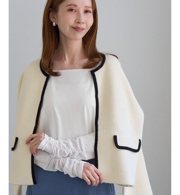 Rope&rsquo;Picnic「アソート袖切り替えインナートップス/レース・プリーツ・ギャザー」|Tシャツ・カットソー|
