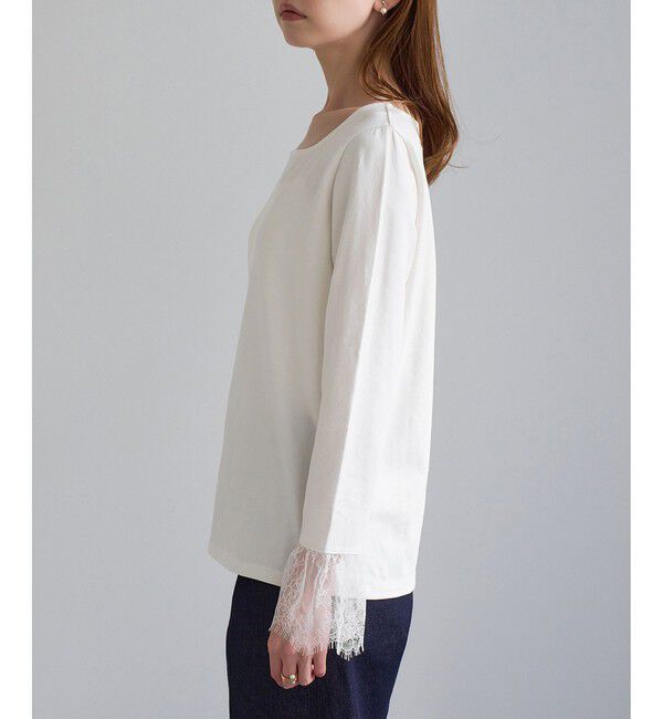 Rope&rsquo;Picnic「アソート袖切り替えインナートップス/レース・プリーツ・ギャザー」|Tシャツ・カットソー|