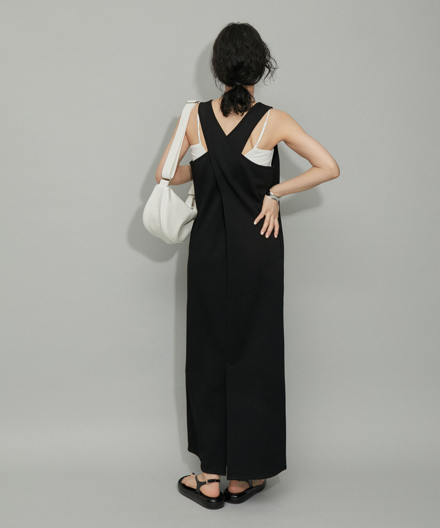 ADAM ET ROPE'「【再入荷・WEB限定・セットアイテム】パターンニットジレコンビワンピース」|ワンピース|