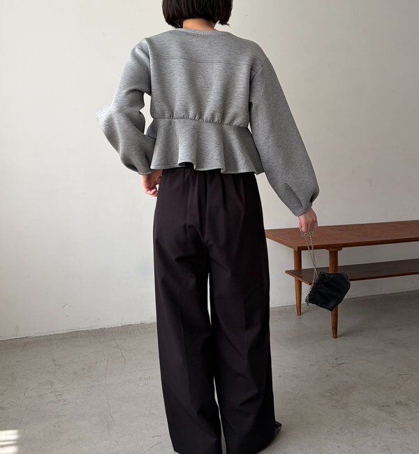  「ダンボールペプラムトップス」|Tシャツ・カットソー|