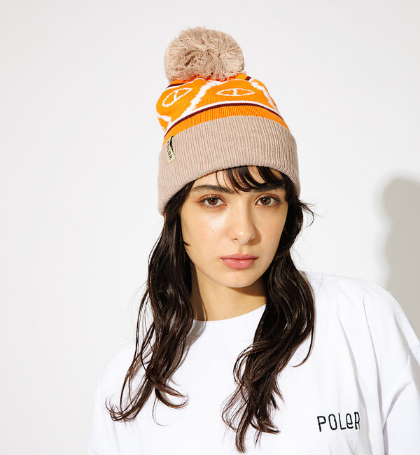 ABAHOUSE「【POLeR/ポーラー】bonbon BEANIE/ボンボンニットキャップビーニ」|その他|