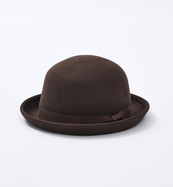 ABAHOUSE「【RUBEN/ルーベン】BASIC BOWLER FELT HAT/ベーシックボ」|その他|ブラウン